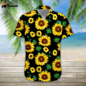 3D Sunflower Hawaii Shirt