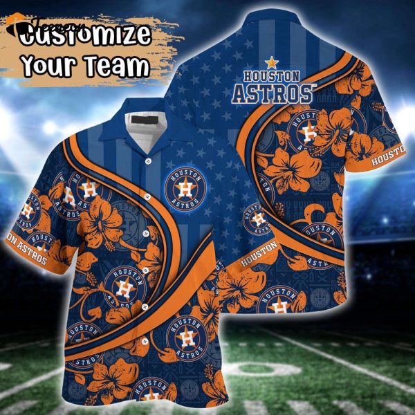 Customized MLB Houston Astros Hawaiian Shirt Harmony Hues For Fans