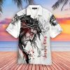 Jesus Is King White And Black Aloha Hawaiian Shirts For Men And For Women