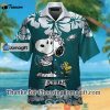 [Personalized] NFL Philadelphia Eagles Snoopy Version Hawaiian Shirt Gift