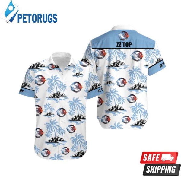 ZZ Top Palm Tree Hawaiian Shirt