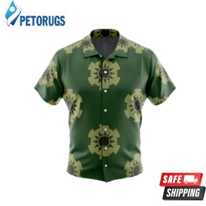 Zoro’s Wano Pattern One Piece Button Up Hawaiian Shirt