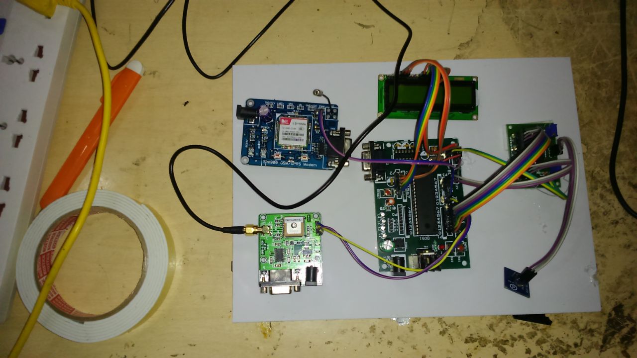 microcontroller based Accident Detection